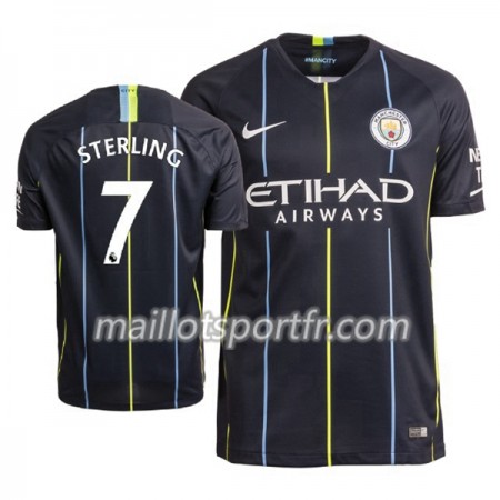 Maillot de Foot Manchester City Sterling 7 Extérieur 2018/19